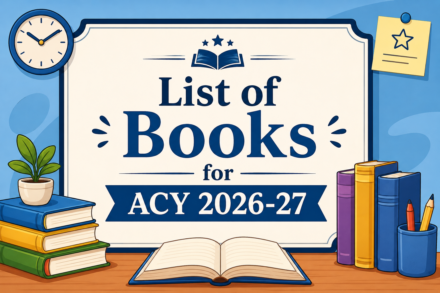 Book List for ACY 2026 - 27